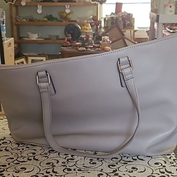 Nine West Gray Tote Bag - Picture 3 of 8
